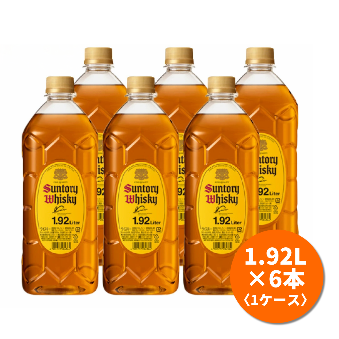 【サントリー】角瓶 1920ml（ペットボトル）6本セット｜大容量で楽しむ定番ウイスキー