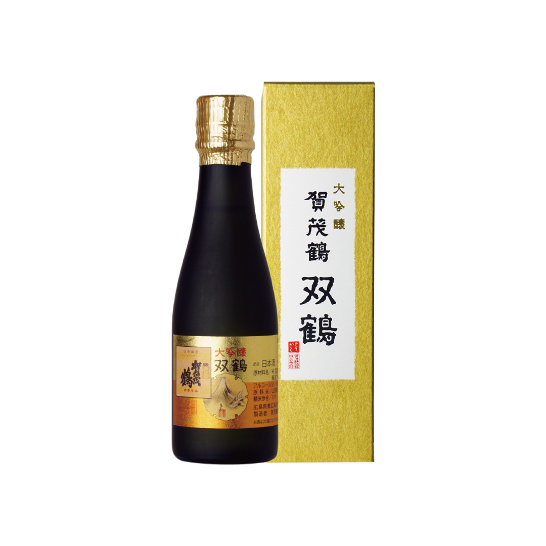 賀茂鶴 大吟醸 双鶴 180ml 化粧箱入