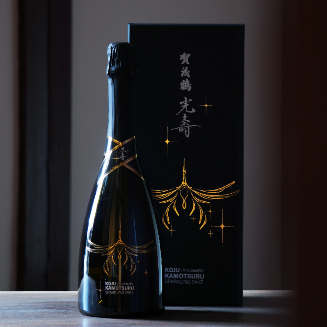 【クラマスター2025 金賞】賀茂鶴　光壽（こうじゅ） SPARKLING SAKE（発泡性　瓶内二次発酵純米酒）　化粧箱入　750ml｜クール配送