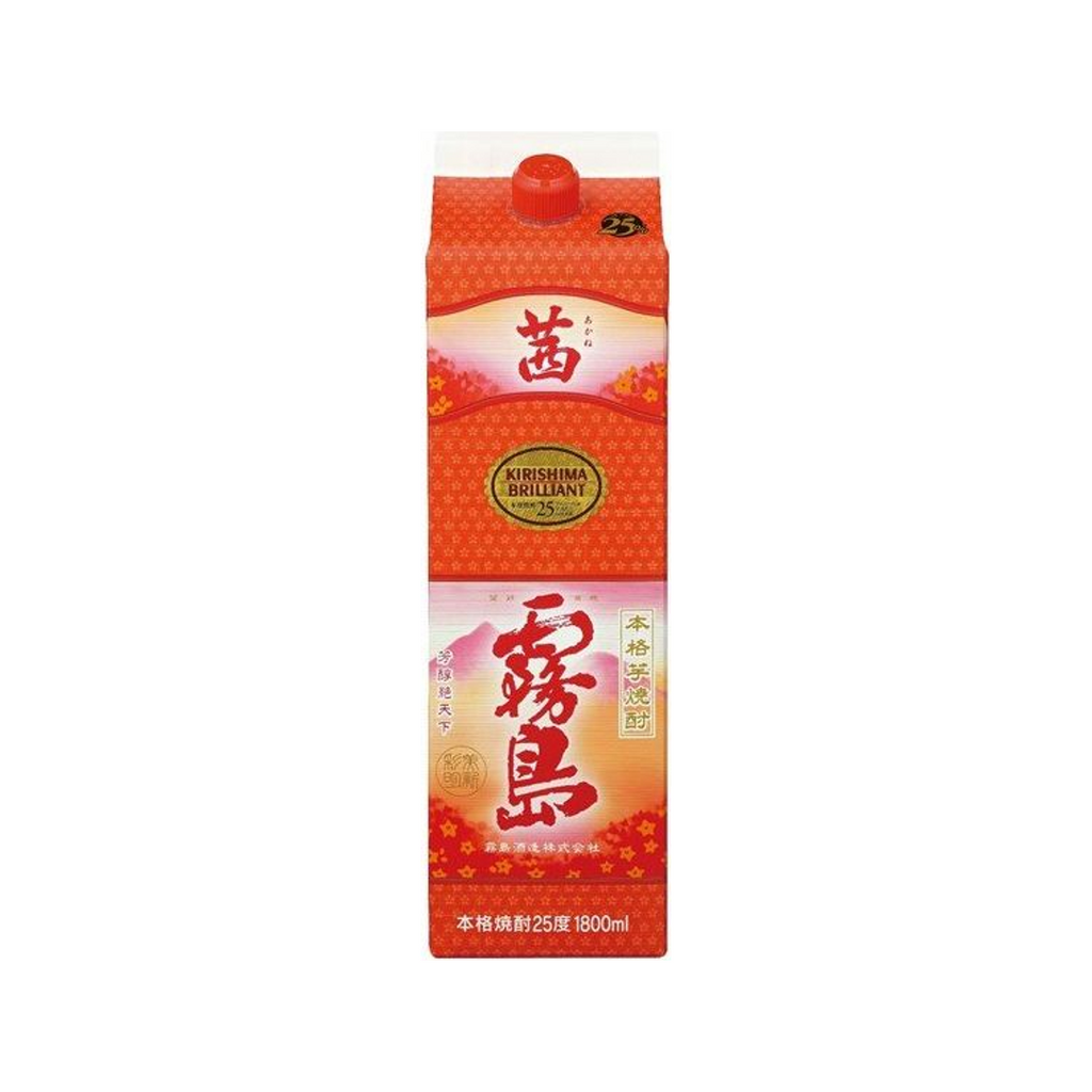 茜霧島 25度 1800ml パック | 芋焼酎 霧島酒造 宮崎県 – 酒庫住田屋