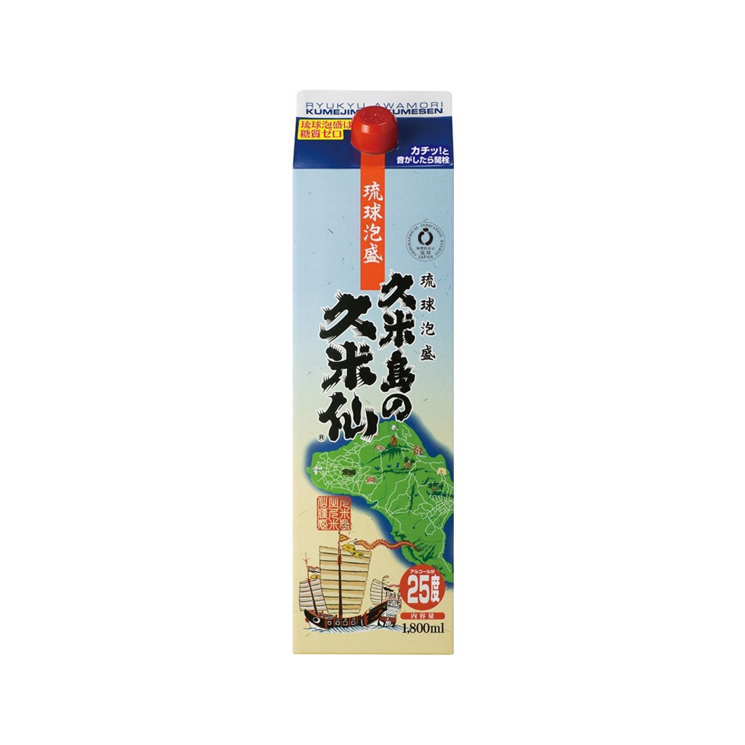 久米島の久米仙 25度 1800ml パック