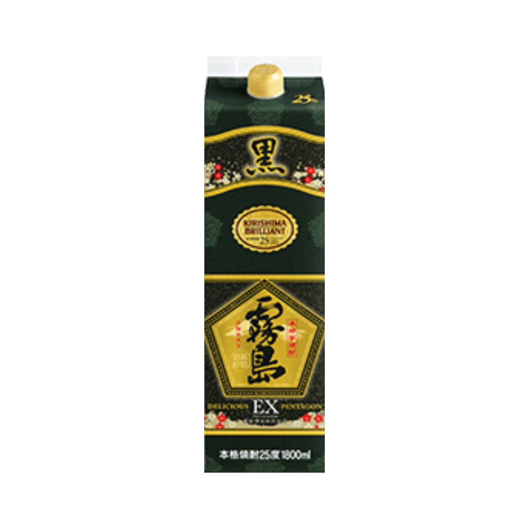 黒霧島EX 25度 1800ml パック | 芋焼酎 霧島酒造 宮崎県