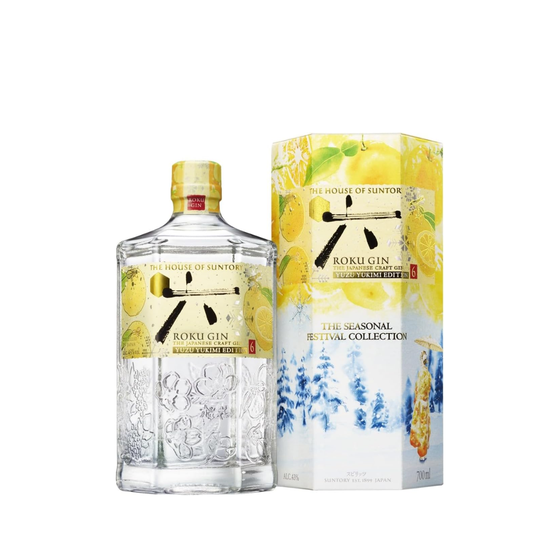 【送料無料】サントリー ROKU〈六〉YUZU YUKIMI EDITION 700ml 数量限定 | ジャパニーズクラフトジン