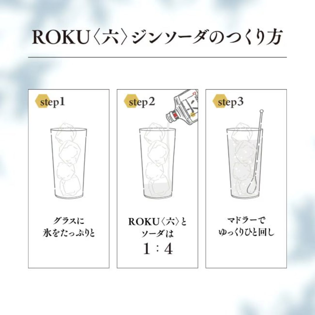 【送料無料】サントリー ROKU〈六〉YUZU YUKIMI EDITION 700ml 数量限定 | ジャパニーズクラフトジン
