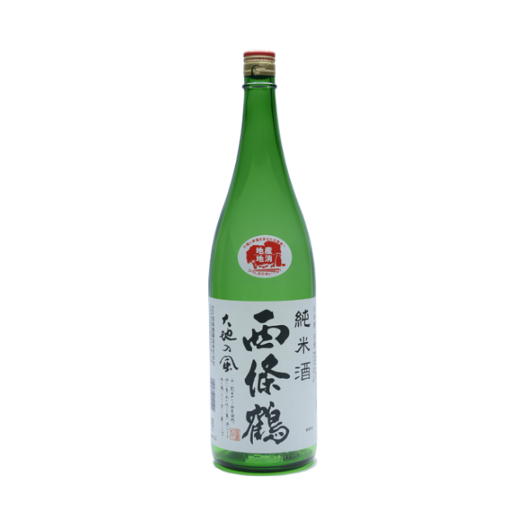 西條鶴 純米酒 大地の風 1800ml