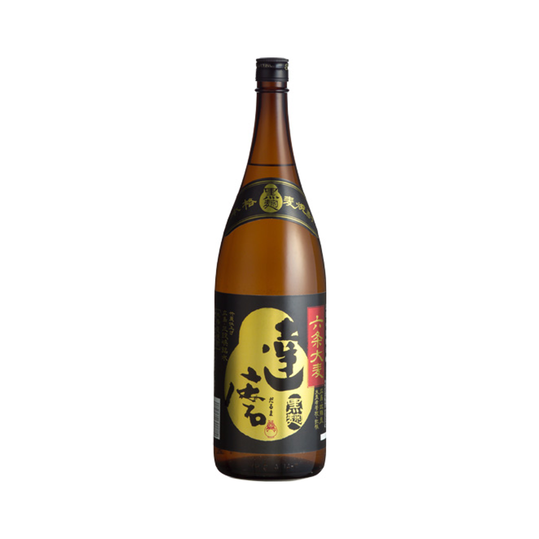 達磨 黒麹仕込み 六条大麦 25度 1800ml 瓶