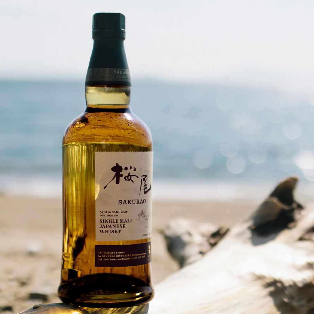 カートン付き】シングルモルト ジャパニーズウイスキー桜尾 カートン付き】シングルモルト ジャパニーズウイスキー桜尾