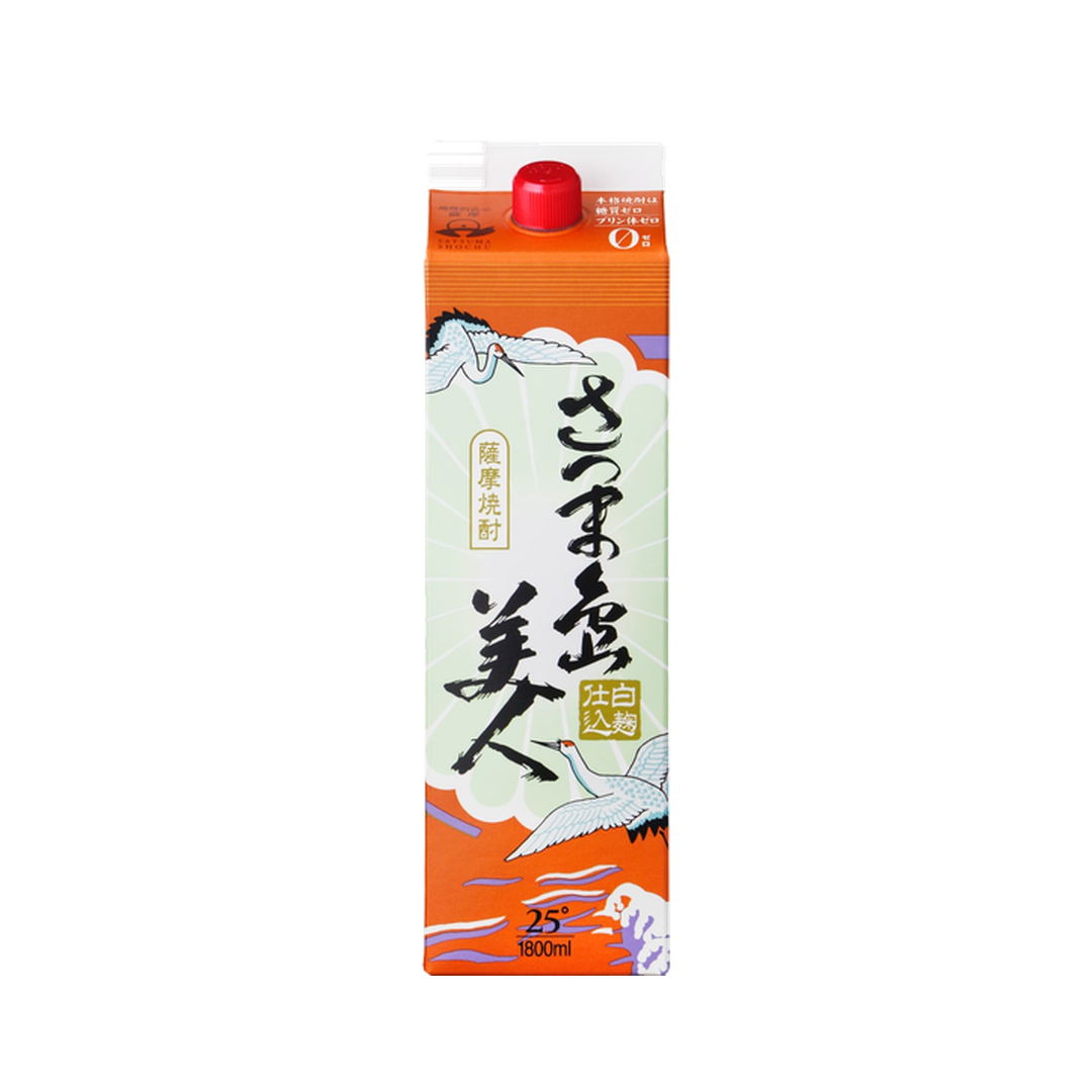 さつま島美人 25度 1800ml 紙パック
