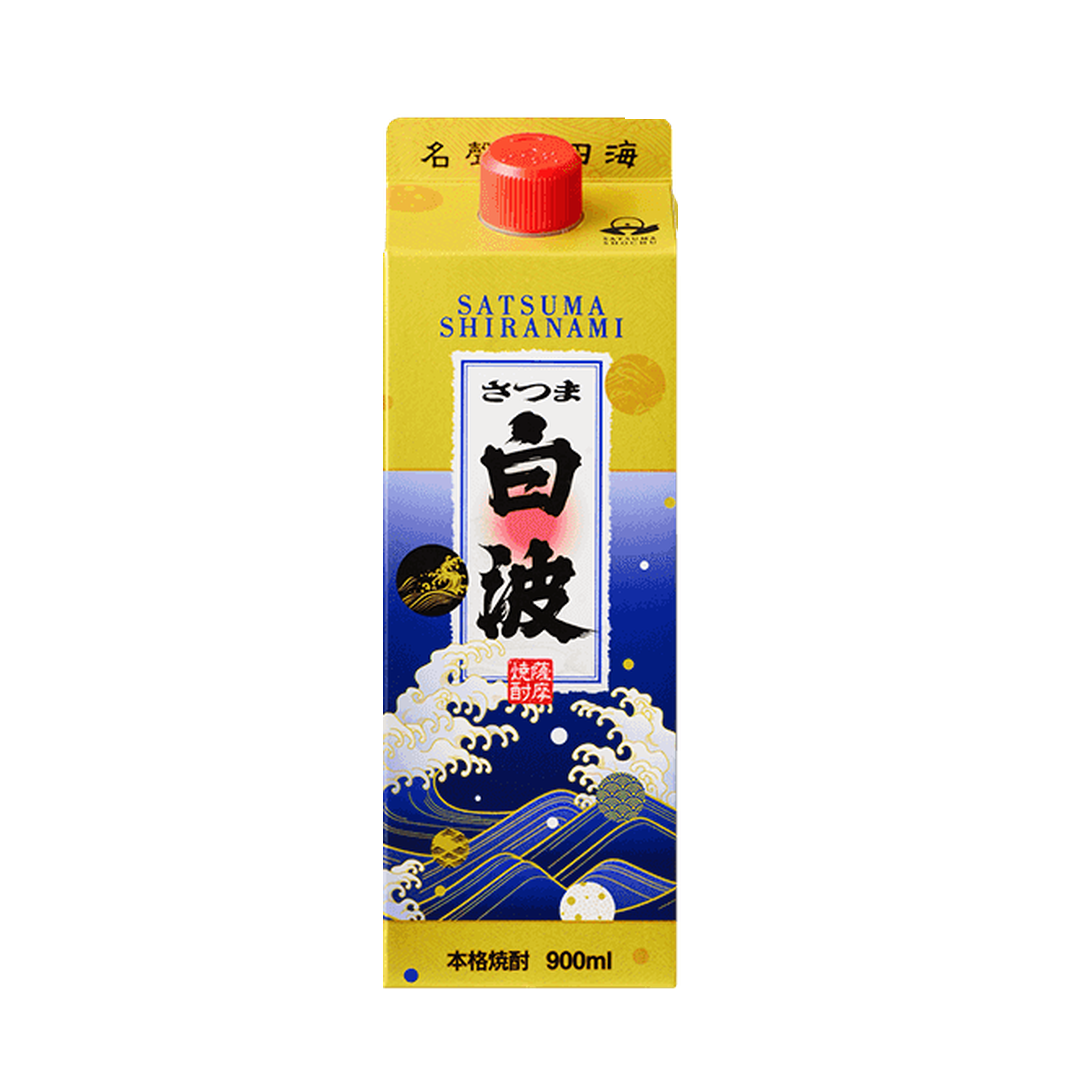 さつま白波 25度 900ml パック