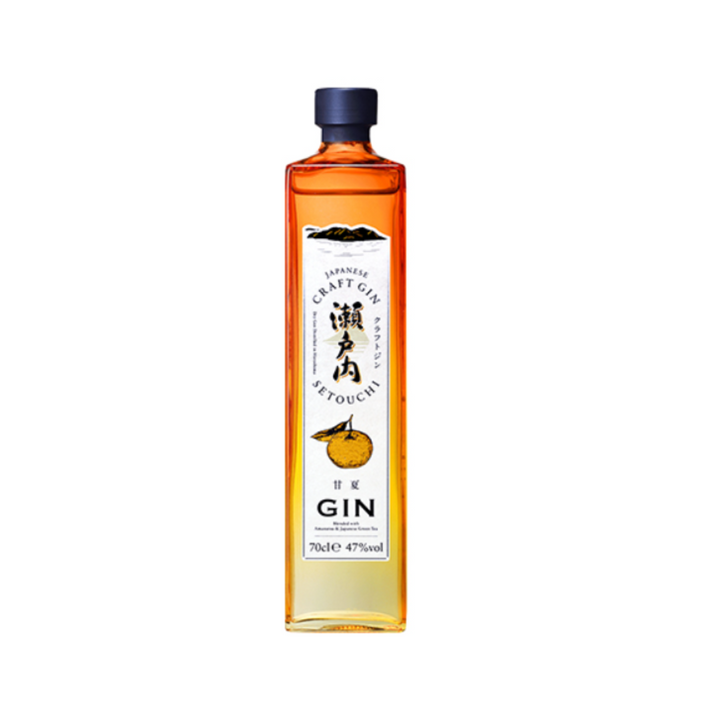 【広島県呉市・SETOUCHI DISTILLERY】クラフトジン瀬戸内｜甘夏　47％ 700ml