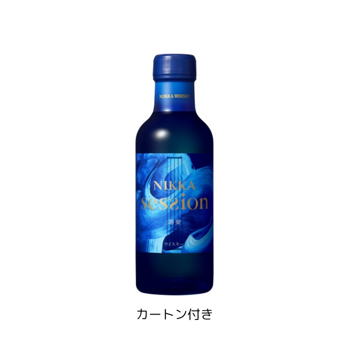 【アサヒ】ニッカ セッション 43度《瓶180ml》カートン付き