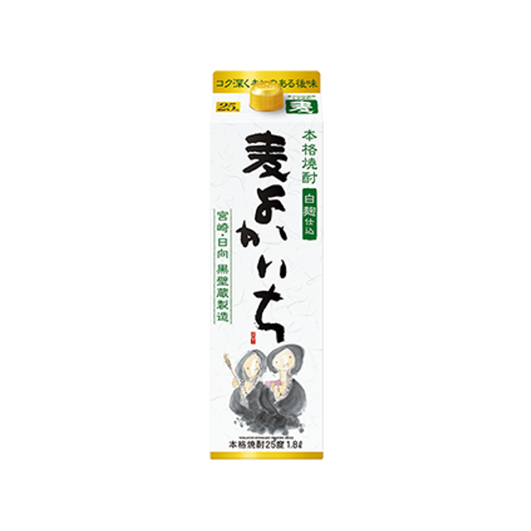 よかいち 麦 25度 1800ml 紙パック