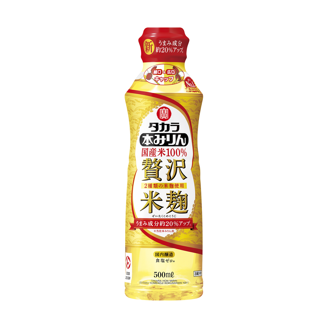 タカラ本みりん 贅沢米麹 国産米100% 500ml 商品画像