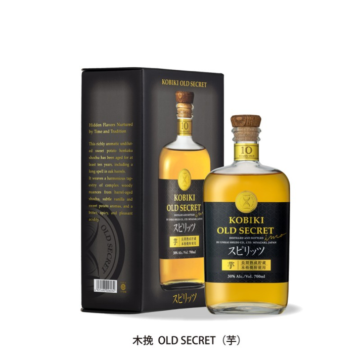木挽 OLD SECRET（芋）700ml 30度｜樽熟成が織り成す深い香味の芋焼酎スピリッツ