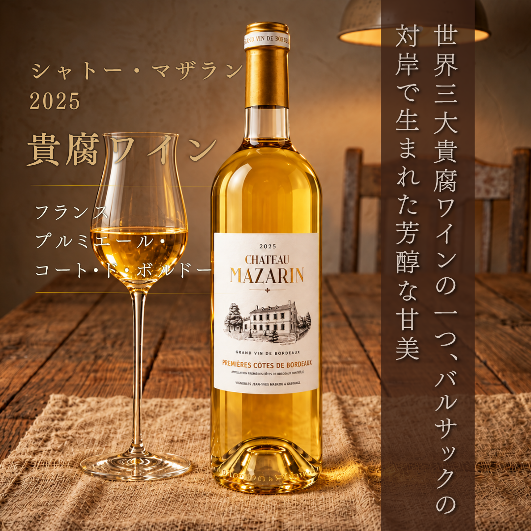 シャトー・マザラン 2025 750ml | 遅摘み甘口白ワイン フランス ボルドー