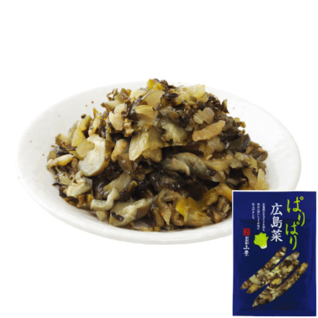 ぱりぱり広島菜 100g｜広島名産のパリッと旨いおつまみ漬物