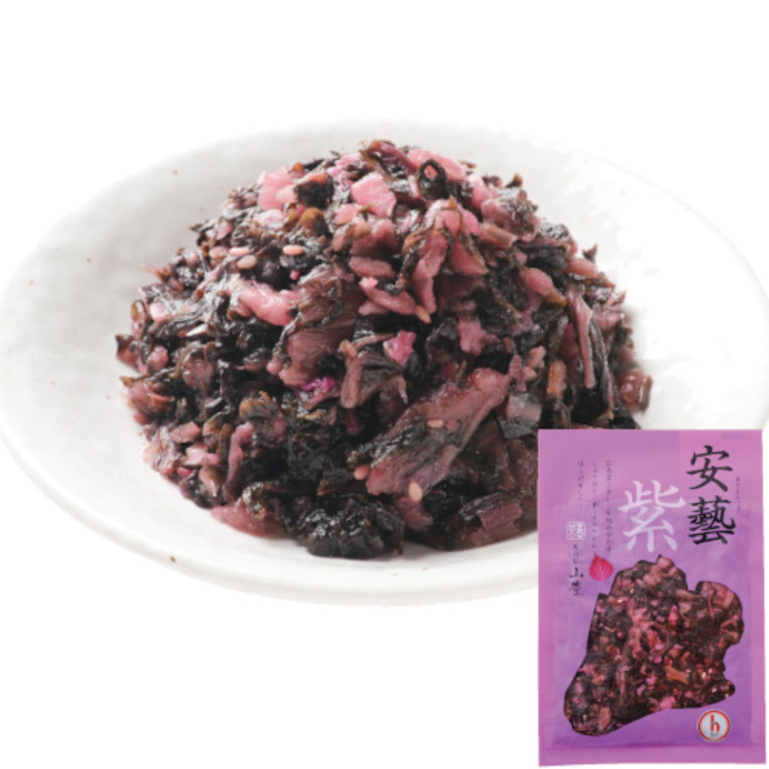 安藝紫(あきむらさき) 100g｜広島名産のパリッと旨いおつまみ漬物