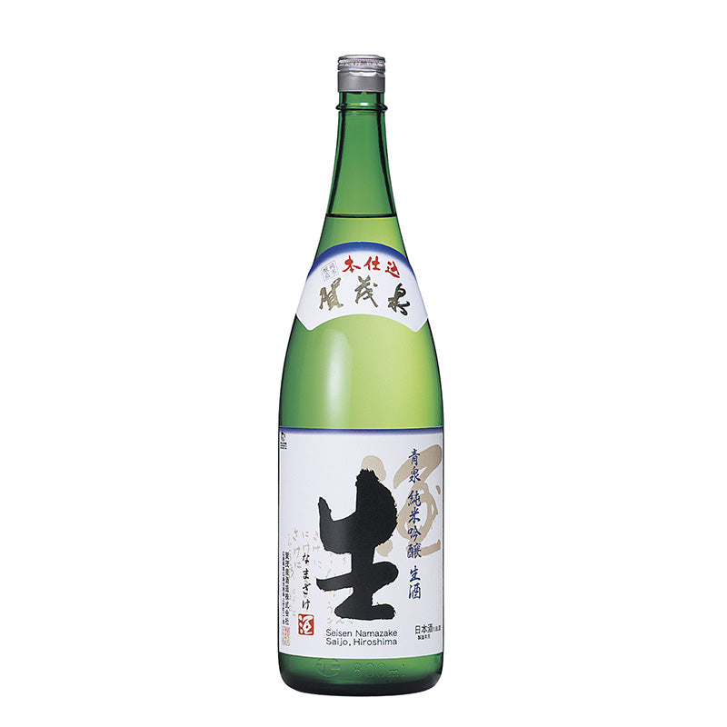 広島地酒/クール便 】賀茂泉 青泉 純米吟醸生酒《瓶1800ml×1本》 – 酒