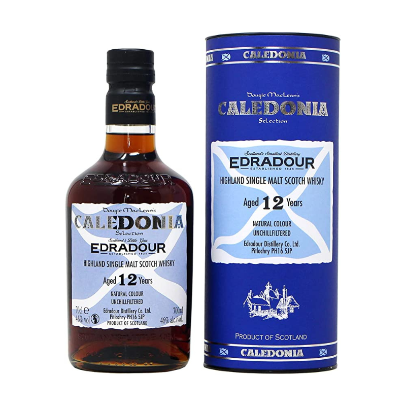 エドラダワー カレドニアEDRADOUR 12Yo Single Malt エドラダワー 12年 カレドニア アンチルフィルタード 46度 [イギリス