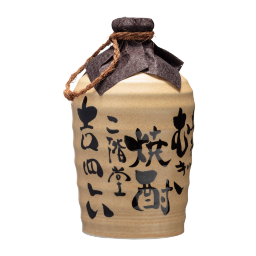 大分むぎ焼酎二階堂吉四六陶器 10本 麦焼酎】大分県/二階堂酒造 吉四六《1800ml 壺 25度》 – 酒庫