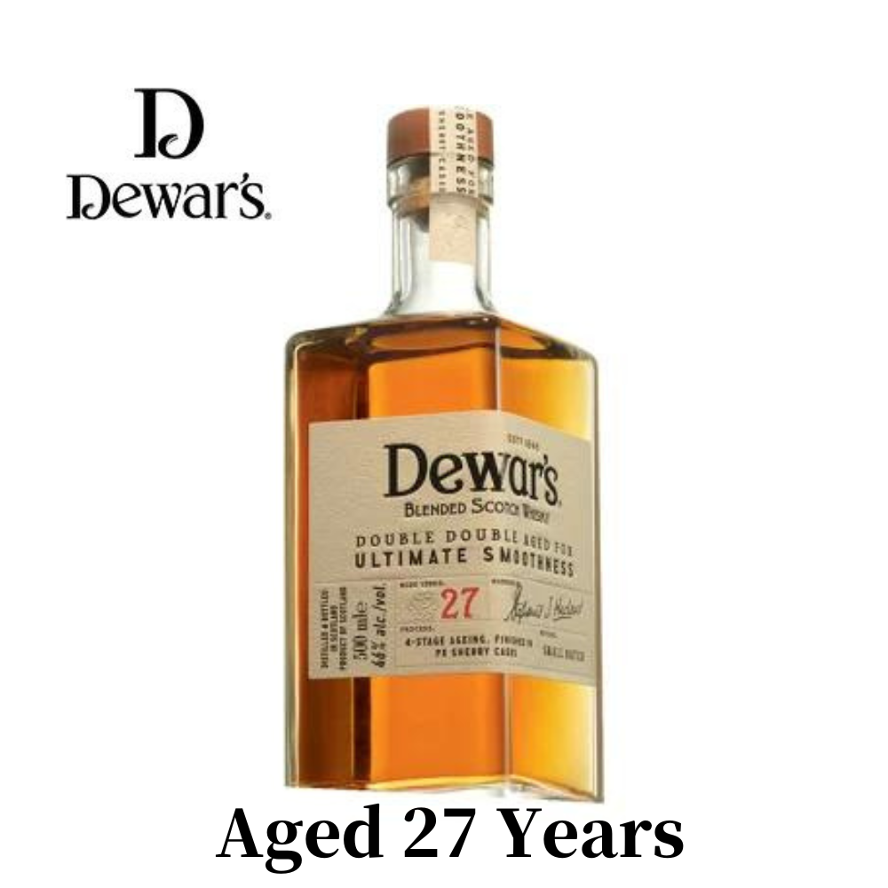数量限定】デュワーズ ダブルダブル 27年 46度 500ml [ギフトBox入り