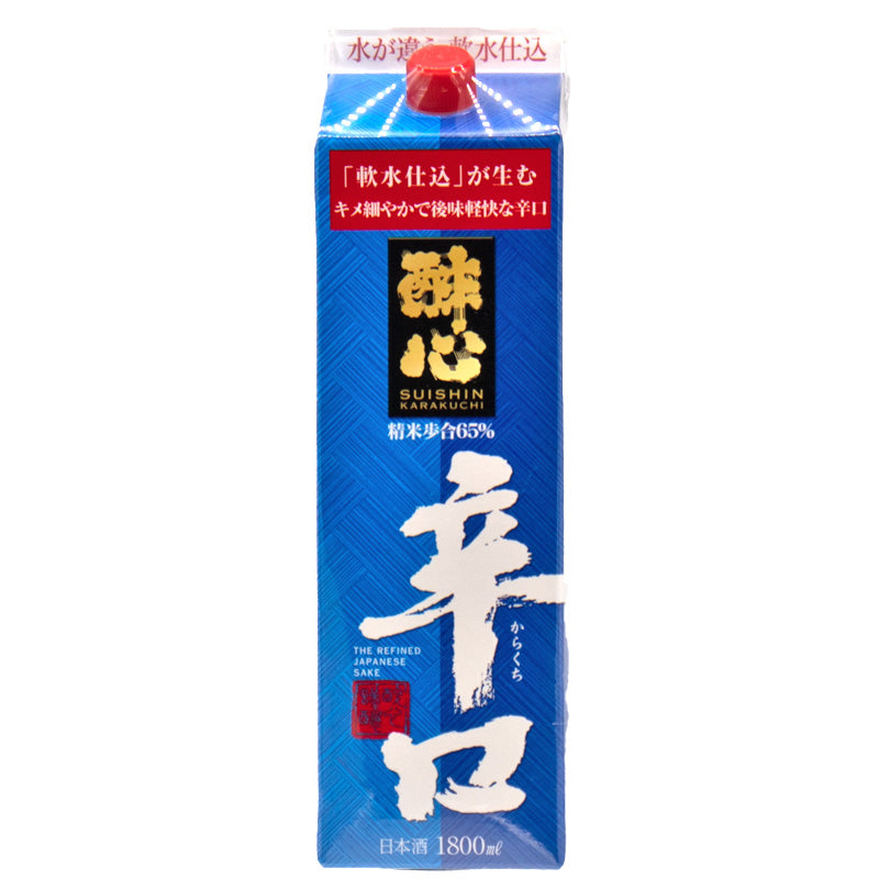 酔心】辛口パック（普通酒）《紙パック1800ml》 – 酒庫住田屋