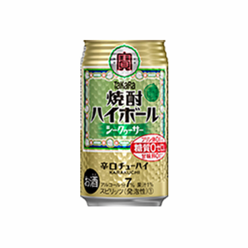 【タカラ】焼酎ハイボール 〈シークヮーサー〉《缶／350ml（24本入）》