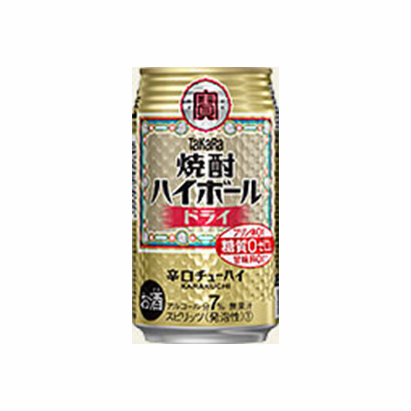 【タカラ】焼酎ハイボール 〈ドライ〉《缶／350ml（24本入）》