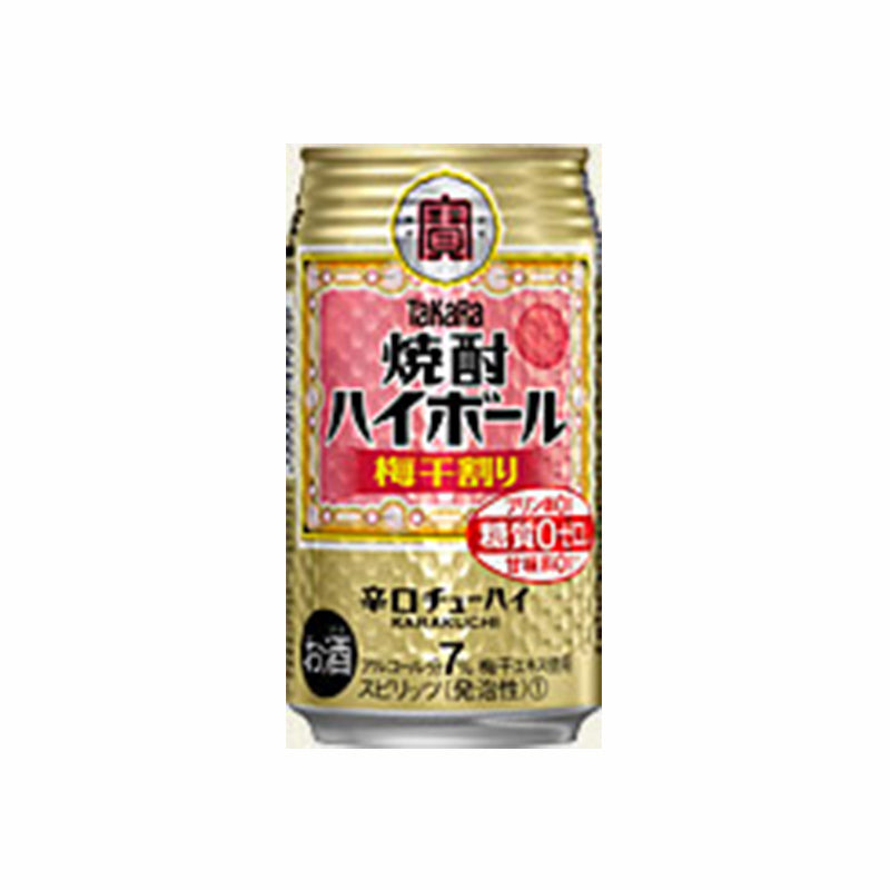 【タカラ】焼酎ハイボール 〈梅干割り〉《缶／350ml（24本入）》