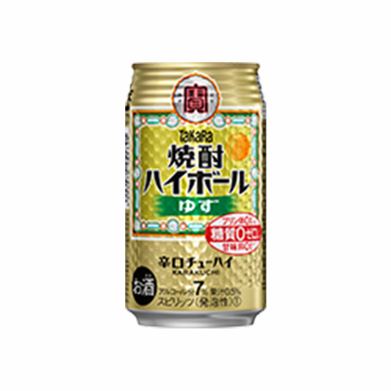 【タカラ】焼酎ハイボール 〈ゆず〉《缶／350ml（24本入）》